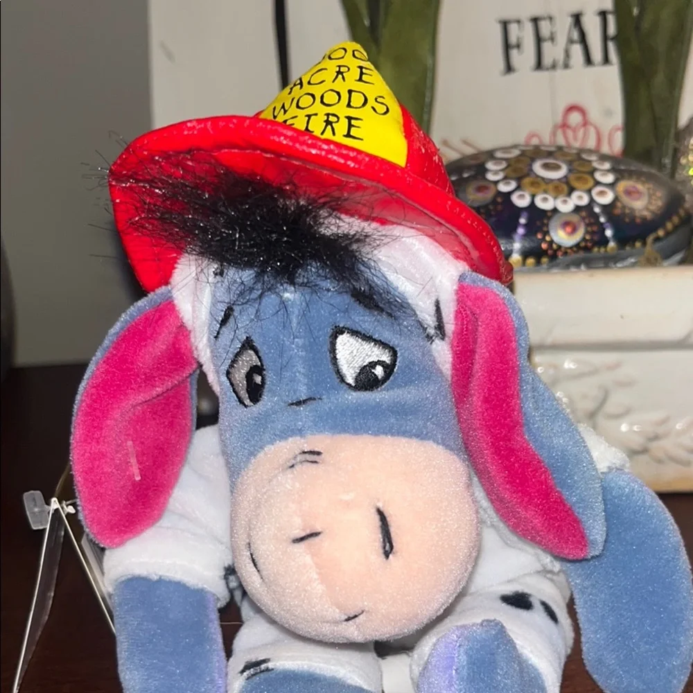 The Disney Store Mini Bean Bag Fireman Dalmatian Eeyore Halloween 9